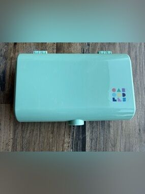 Caboodles Turquoise Cosmetic Storage Box Y2K